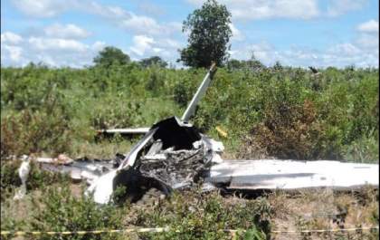 Mau tempo contribuiu para queda de avião que matou empresário em Brasilândia