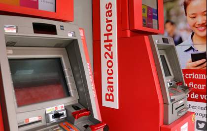 Município de Cafelândia ganha caixa eletrônico do Banco24Horas