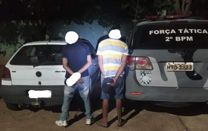 Um Gol roubado foi recuperado pela PM