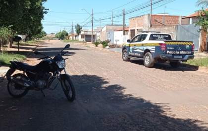 Polícia Militar recupera moto antes do proprietário registrar o BO em Três Lagoas