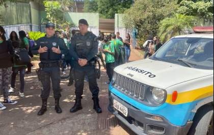 Polícia Militar realiza rondas escolares em Três Lagoas