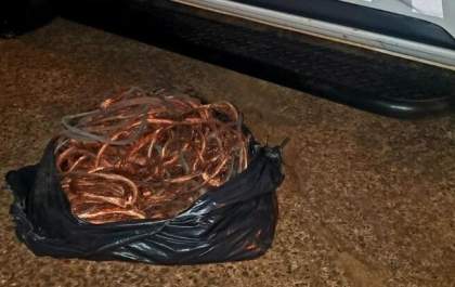 Em ação continuada, PM prende receptador de fios de cobre