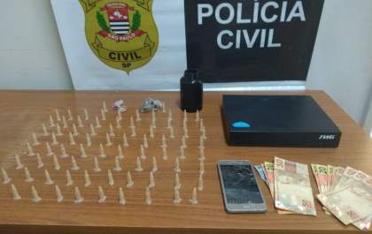 GOE/Deic prende acusado de tráfico com cocaína e maconha