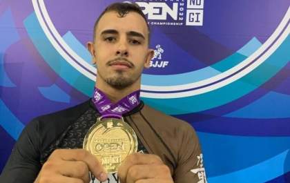 Atleta de Araçatuba é campeão em competição internacional de jiu-jitsu