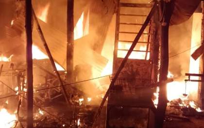 Incêndio destrói casa deixando família sem nada, no Cinturão Verde
