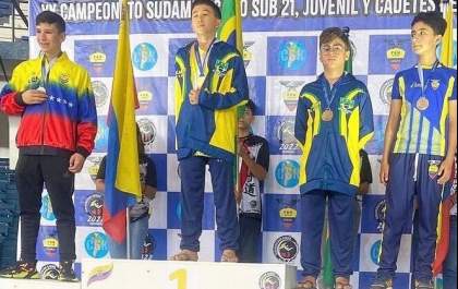 Atleta de 13 anos é ouro no Campeonato Sul-Americano