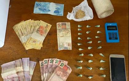Polícia Militar fecha ponto de drogas a 50 metros de outro no Guanabara em Tres Lagoas