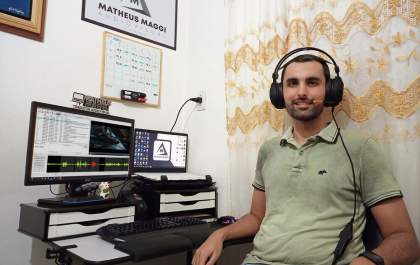 Biriguiense trocou a engenharia para ser legendador audiovisual