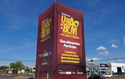 População de Três Lagoas mobilizada em arrecadar alimentos e revitalizar o monumento do Cristo