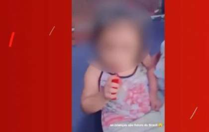 Vídeo de criança fumando cigarro eletrônico em Ponta Porã viraliza na web