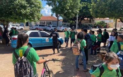 Polícia Militar realiza rondas nas escolas em Três Lagoas