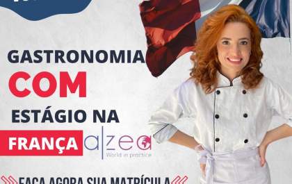 Alunos de GASTRONOMIA e GESTÃO EM TURISMO da UNIVERSIDADE UNOPAR têm a oportunidade de estagiar na França