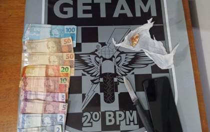 PM fecha ponto de tráfico e prende dupla vendendo crack em Três Lagoas