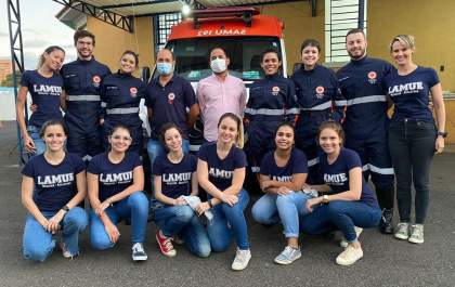 De forma inédita, Samu torna campo de estágio para acadêmicos de medicina em Araçatuba