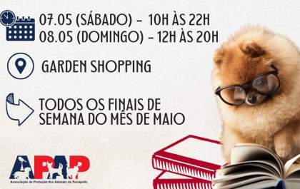 Associação promove Sebo Cultural em shopping