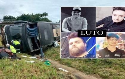 Identificadas as vítimas do acidente com o ônibus da dupla Conrado e Aleksandro