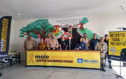 Primeiro doutor em trânsito de MS participa de ação do Maio Amarelo