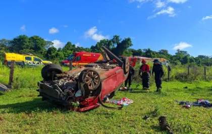 Acidente grave em rodovia no interior de MS deixa três jovens mortos