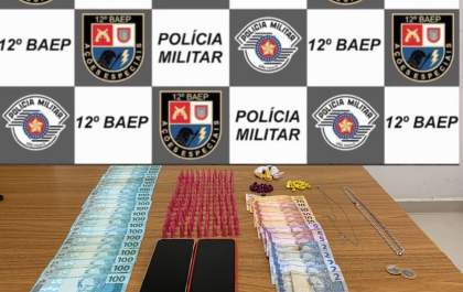 Homem é preso com crack e cocaína pelo Baep