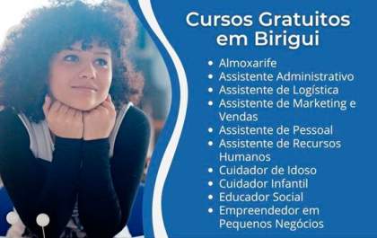 Parceria entre Prefeitura e Senac vai oferecer 490 vagas em 10 cursos gratuitos