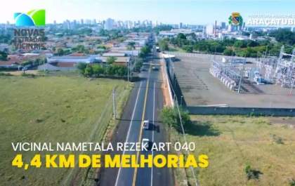 Estado entrega obras em 11 estradas na região de Araçatuba