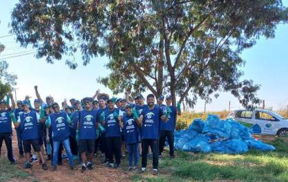 Mutirão coleta 546 quilos de lixo em Guararapes