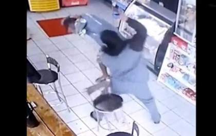 Frentista espanca homem que a assediou e vídeo viraliza na web