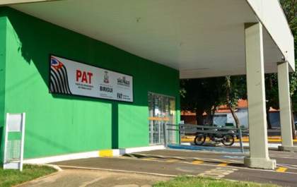 PAT de Birigui divulga relação com 89 vagas de emprego