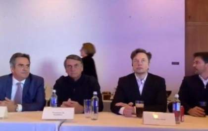 Em encontro, Bolsonaro chama Elon Musk de 'mito da liberdade'