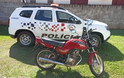 PM recupera motocicleta furtada por desocupado