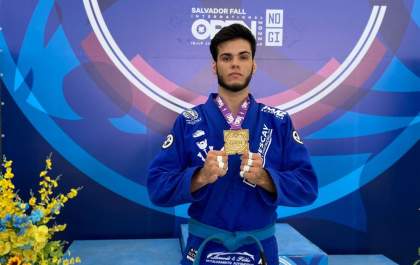 Araçatubense é campeão internacional de jiu-jítsu&nbsp;