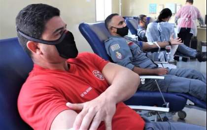 Corpo de Bombeiros inicia campanha Sangue Bom 2022