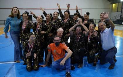Coreografia de Araçatuba é ouro na 5ª etapa dos Jogos da Melhor Idade