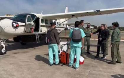 Órgãos captados na Santa Casa de Araçatuba são transportados em avião da Polícia Civil de São Paulo