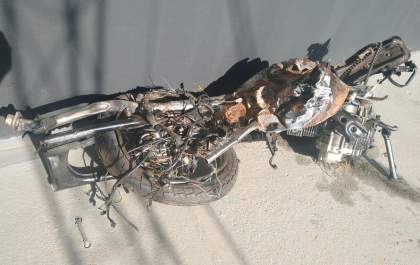 Mulher de moto fica ferida após atropelar homem na Rondon