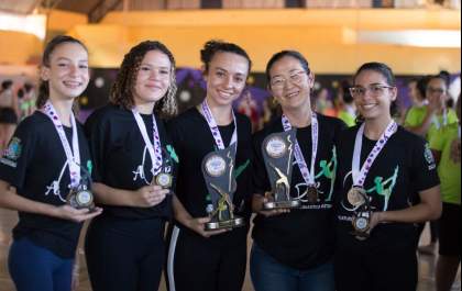 Ginástica rítmica de Araçatuba é campeã em torneio