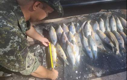 Polícia Ambiental autua homens em R$ 4,7 mil por transporte irregular de pescado em Dracena