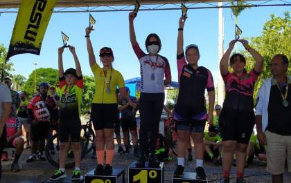 Ciclistas de Araçatuba se destacam no Circuito Rural MTB de Valparaíso