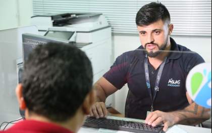 CLIENTES: Jardim Europa recebe atendimento itinerante da Águas Andradina