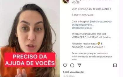 Família de Três Lagoas busca por justiça para que criança de 10 anos seja operada na Capital