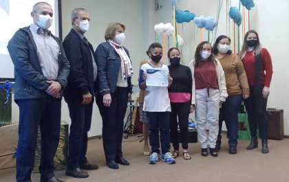 Vencedores do 7º Concurso de Desenho da GS Inima Samar recebem os prêmios