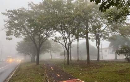 Fim de semana em MS deve ter nova frente fria com até 7°C com chuvas