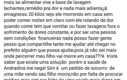 Após desabafo de mãe, vereadores conseguem que Prefeitura marque a cirurgia