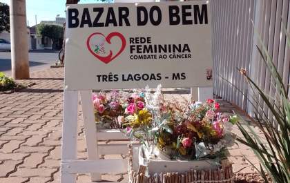 Rede Feminina de Combate ao Câncer realiza Bazar no Shopping Três Lagoas