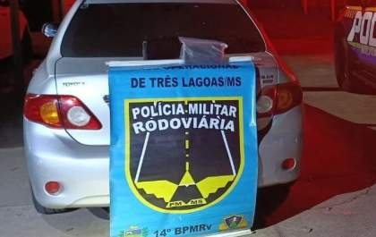 Polícia Militar Rodoviária apreende cocaína e pasta base na MS-112 em Três Lagoas