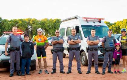 Polícia Militar presta apoio em evento ciclístico