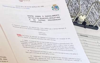Vereador recorre ao MP contra lei que modificou tamanho de terrenos em Araçatuba