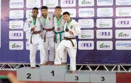 Mato Grosso do Sul termina o Brasileiro Sub-18 de Judô com cinco medalhas
