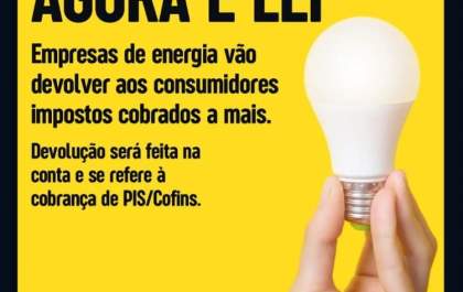Lei pode baratear a conta de luz<p></p>