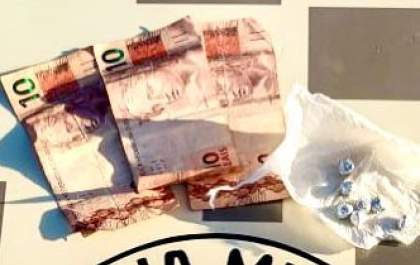 Desocupado é preso por tráfico de drogas